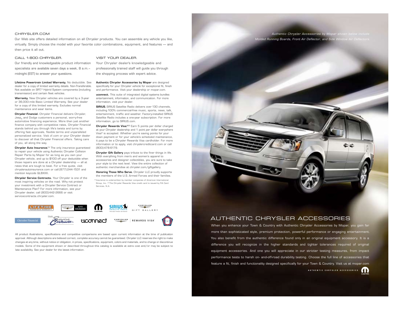 2009 Chrysler Town & Country Brochure Page 18